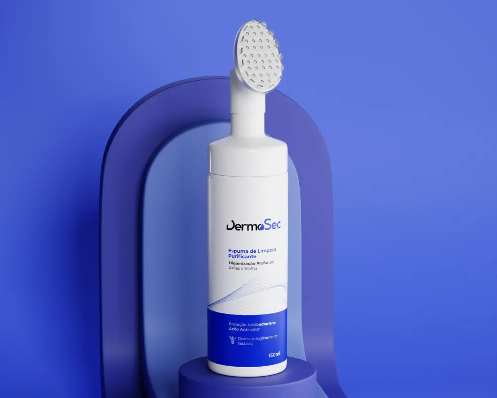 linha produto espuma